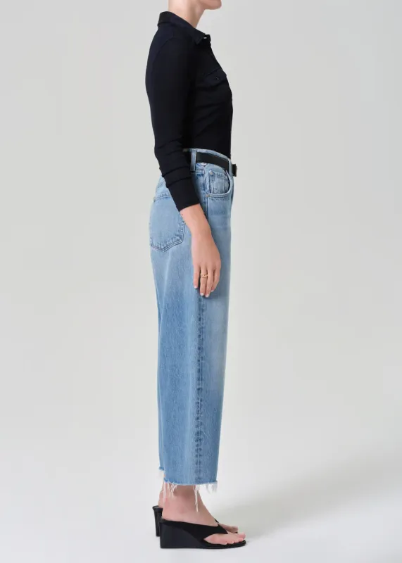 AYLA RAW HEM CROP JEAN