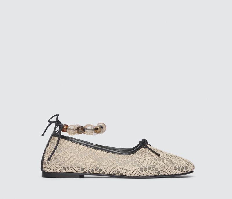 FS X LORNA MURRAY JADA SQUARE TOE BALLET FLAT