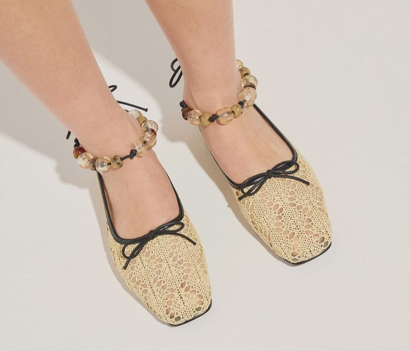 FS X LORNA MURRAY JADA SQUARE TOE BALLET FLAT