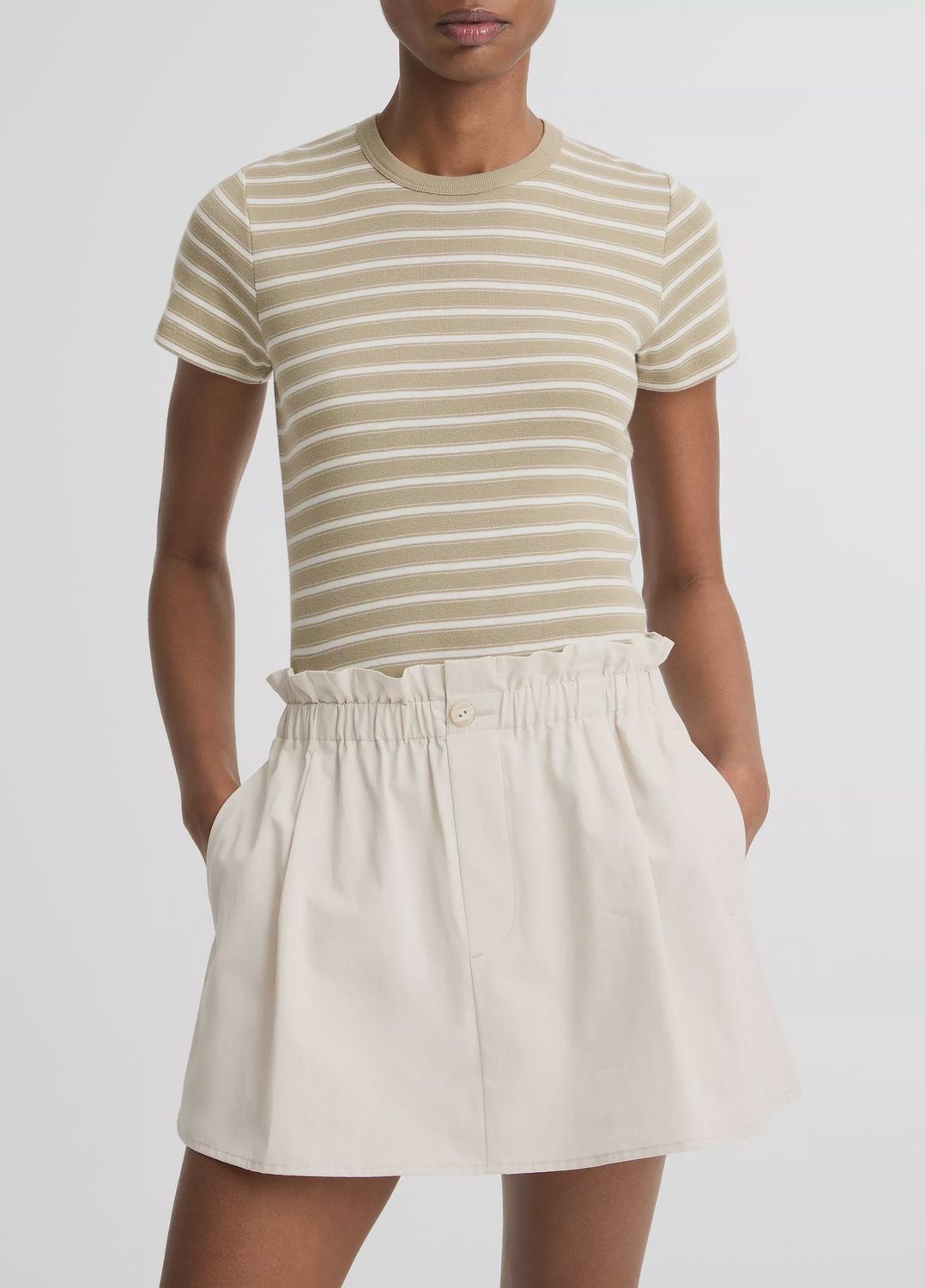 STRIPE SHRUNKEN 90S TEE