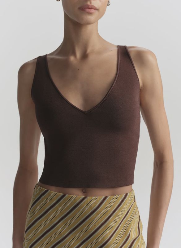 ANI COMPACT KNIT TOP