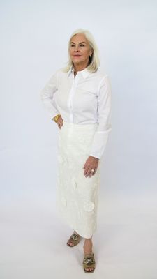 SHEER MEADOW SKIRT