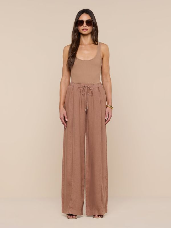 CONNIE LINEN DRAWSTRING TROUSER