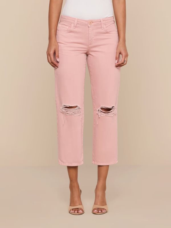 BLAINE LOWRISE CROP STOVEPIPE JEAN