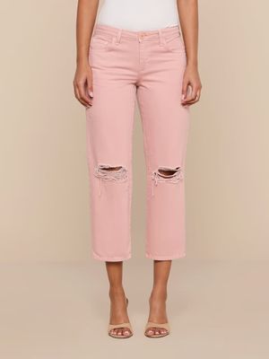 BLAINE LOWRISE CROP STOVEPIPE JEAN