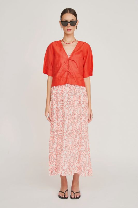 SEYCHELLES TIE TOP