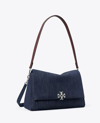 CHARLIE DENIM SHOULDER BAG