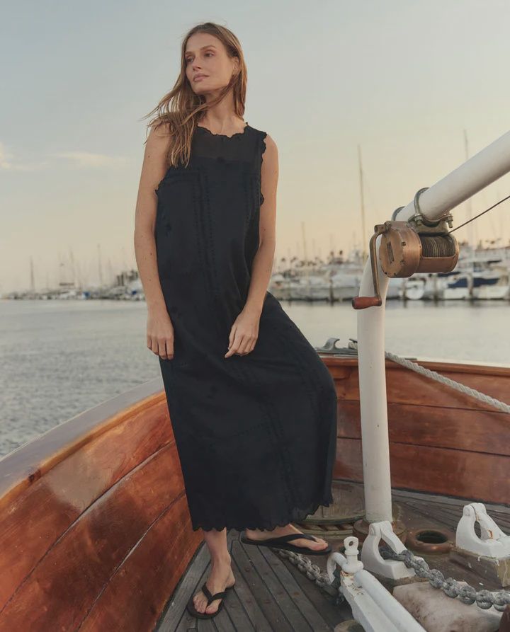 THE EYELET SHIFT DRESS