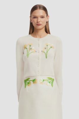 CLAIRE EMBELLISHED KNIT CARDIGAN