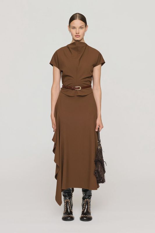 LEORA SCULPTURAL TOP