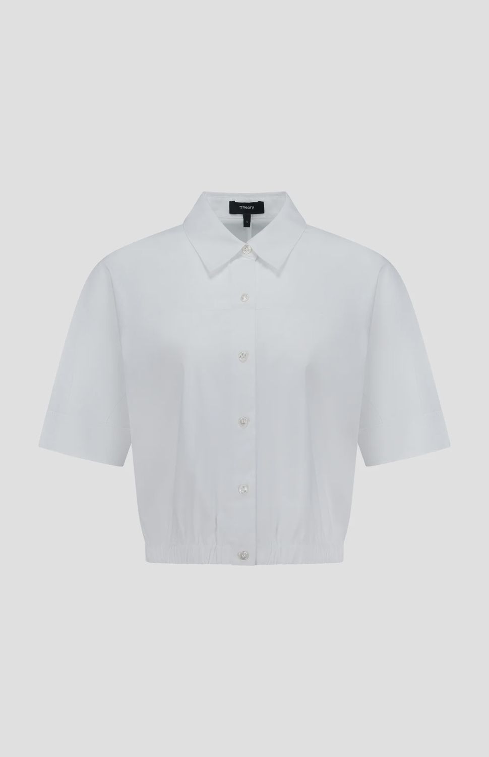 YOKE ELASTIC SHORT SLEEVE SHIRT