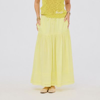 VACANCE PINTUCK SKIRT