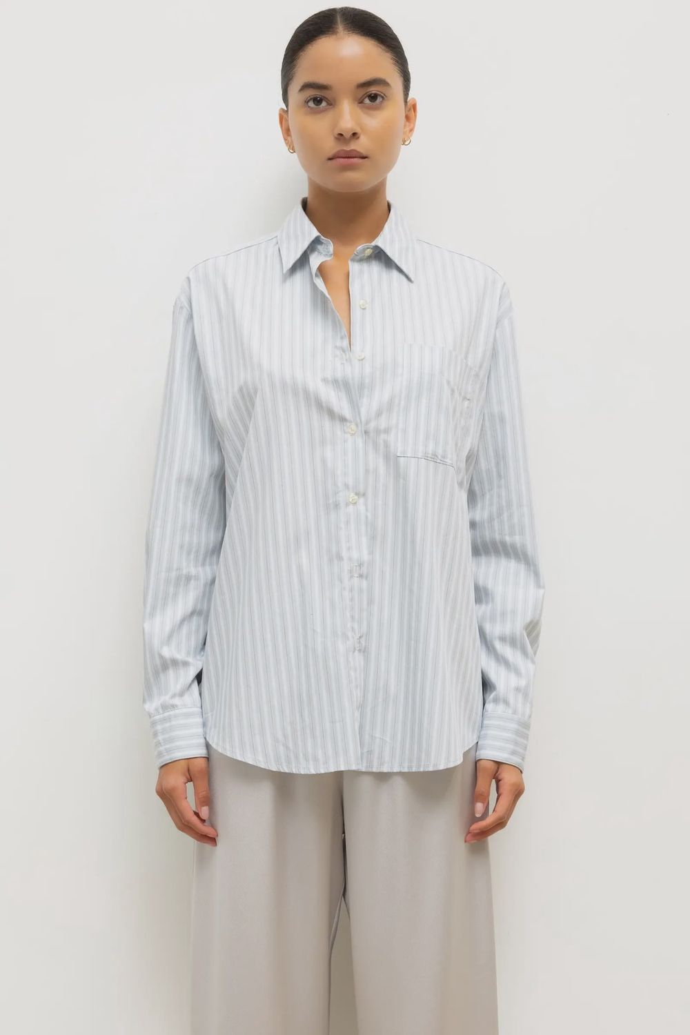 YOSHI STRIPE CLASSIC BUTTON DOWN