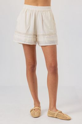 COTTON SILK FULLER SHORT