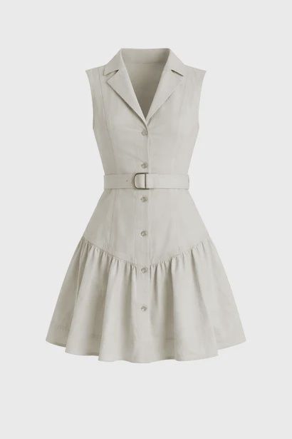 NYASA DENIM MINI DRESS