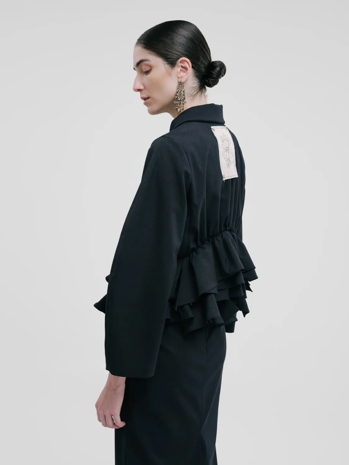 JILL JACKET NAVY WOOL