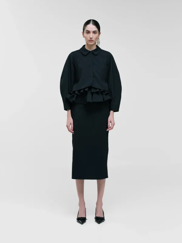 JILL JACKET NAVY WOOL