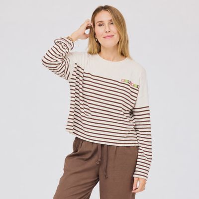 ARTIST LONG SLEEVE STRIPE TEE