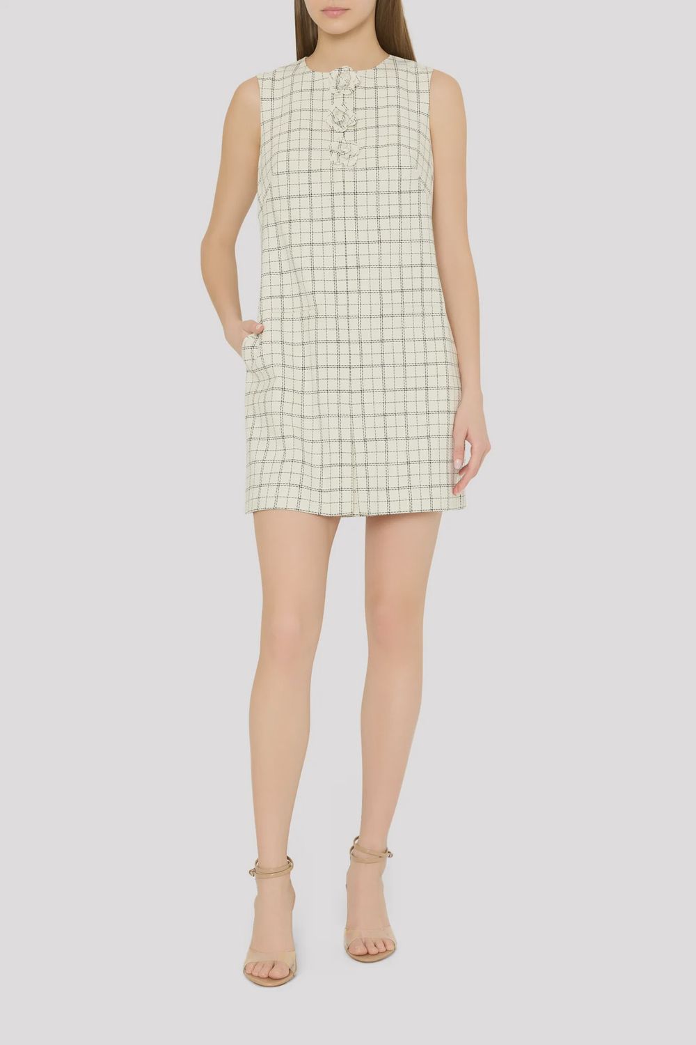 SAYLOR PLAID MINI DRESS