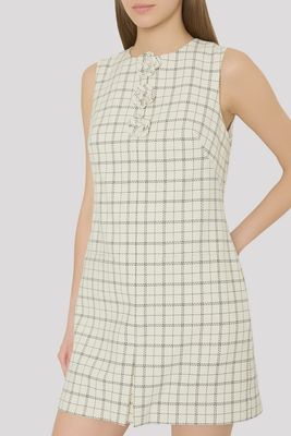 SAYLOR PLAID MINI DRESS