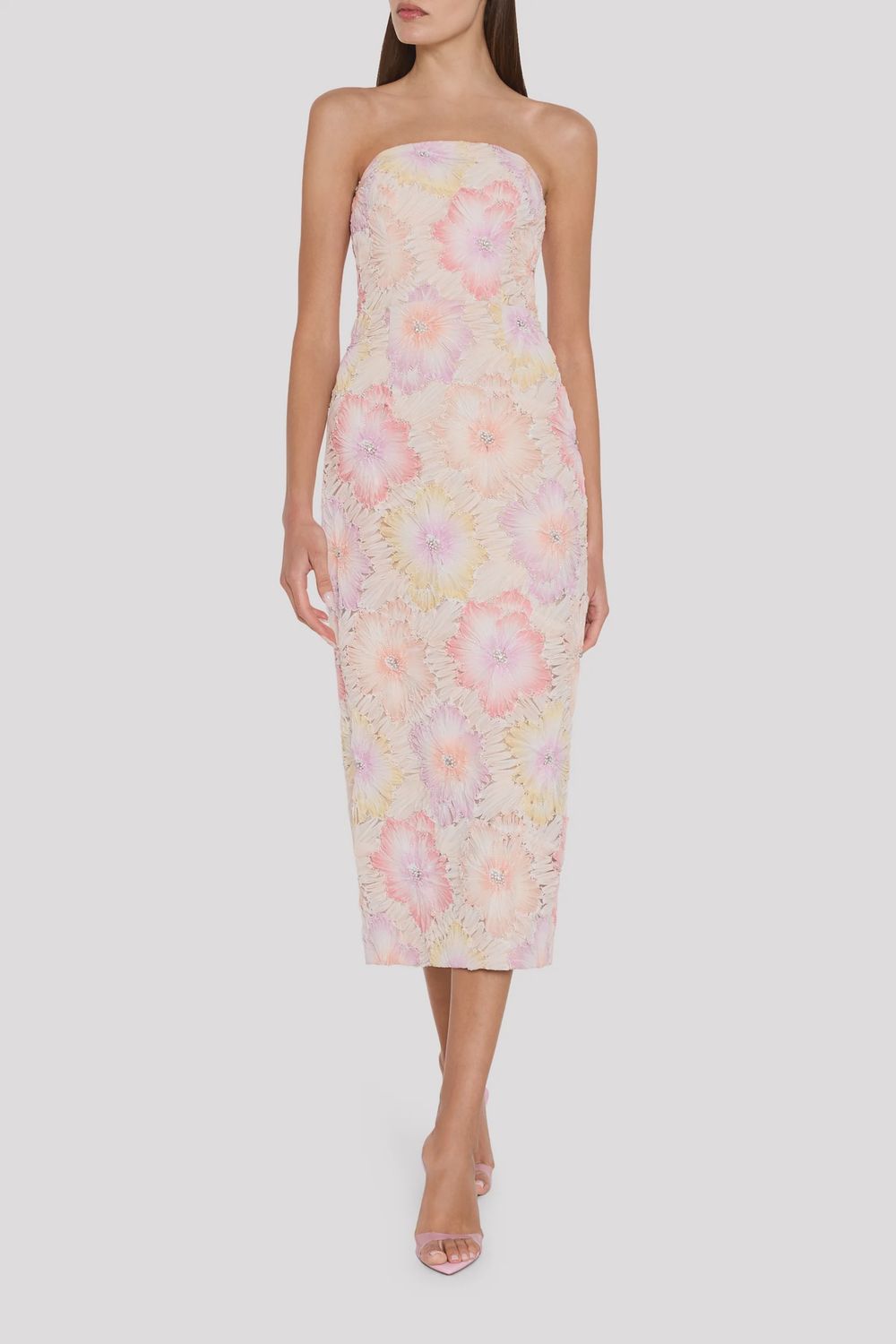 KAIT FLORAL EMBROIDERED DRESS
