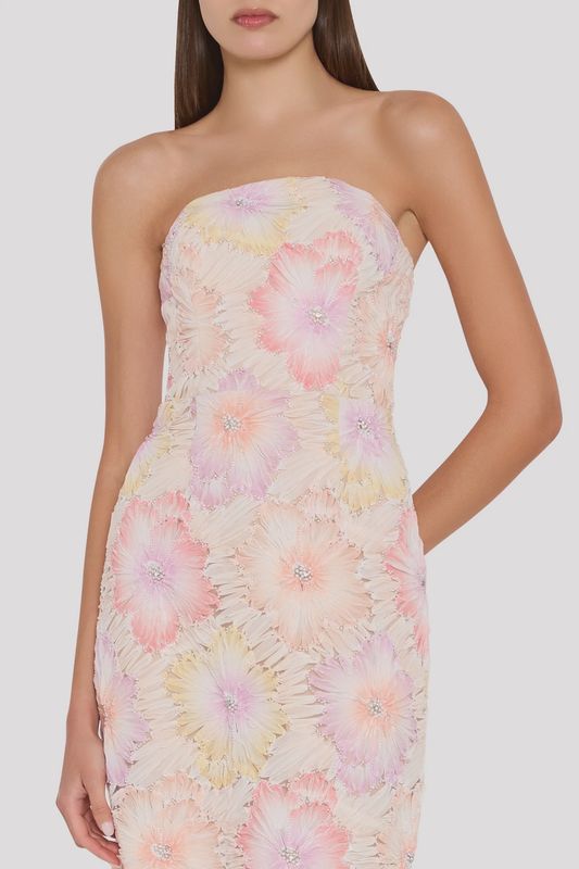 KAIT FLORAL EMBROIDERED DRESS