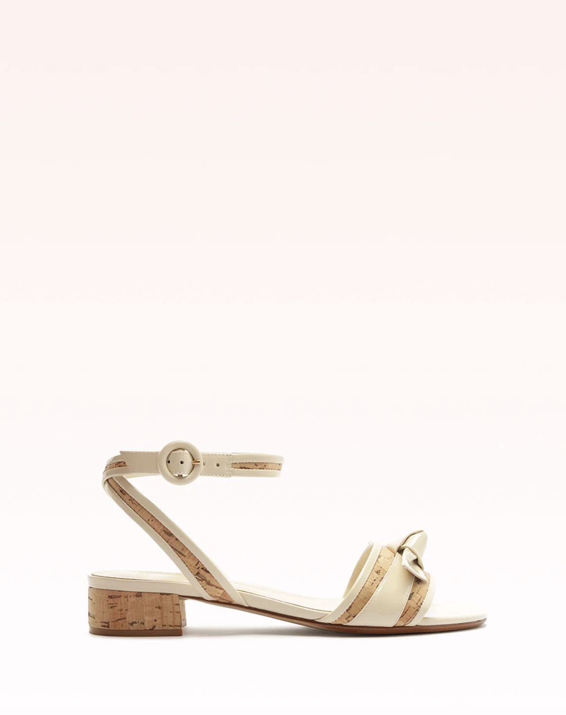 CLARITA CORK 30 BLOCK KITTEN HEEL