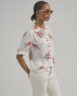 PEYTON STRAWBERRY DOT SHIRT