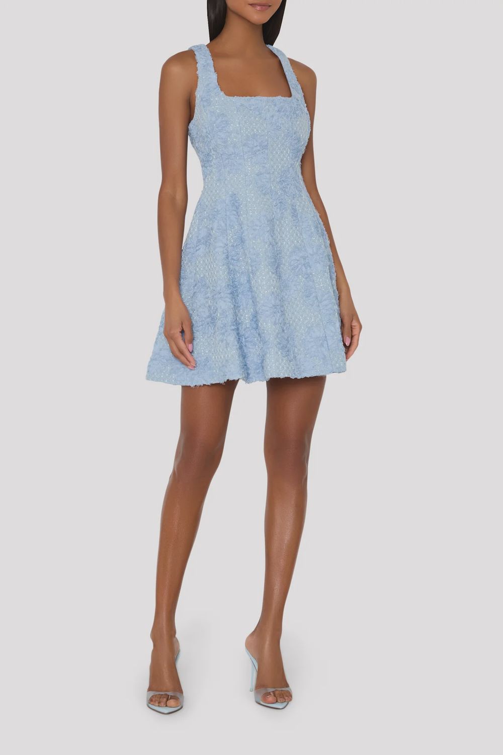 MINNA TWEED MIDI DRESS