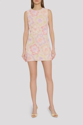 IVETTE FLORAL EMBROIDERED DRESS