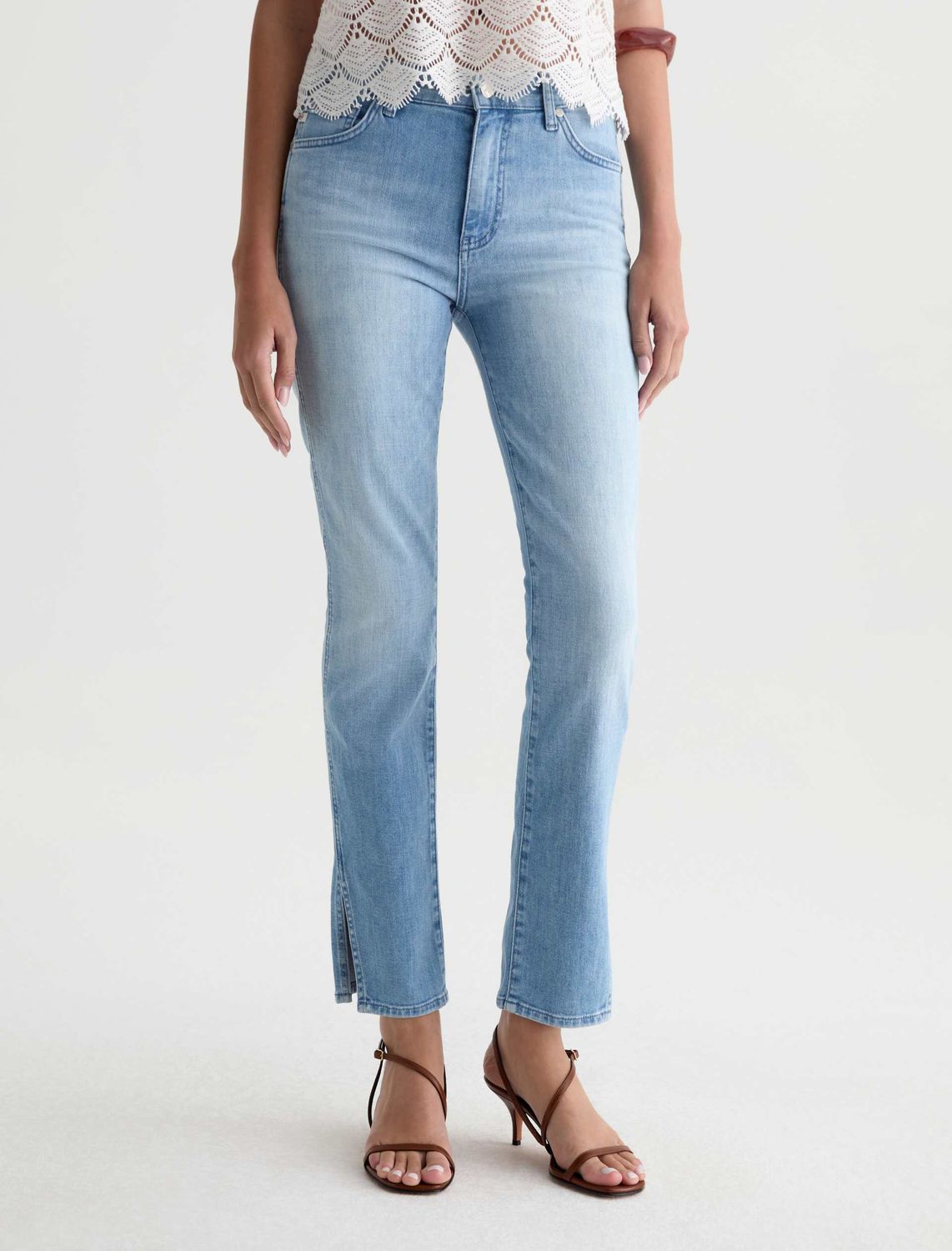MARI MID-RISE SLIM STRAIGHT, Color: FLIGHT, Size: 25