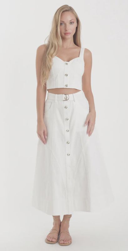 SARO DENIM SKIRT