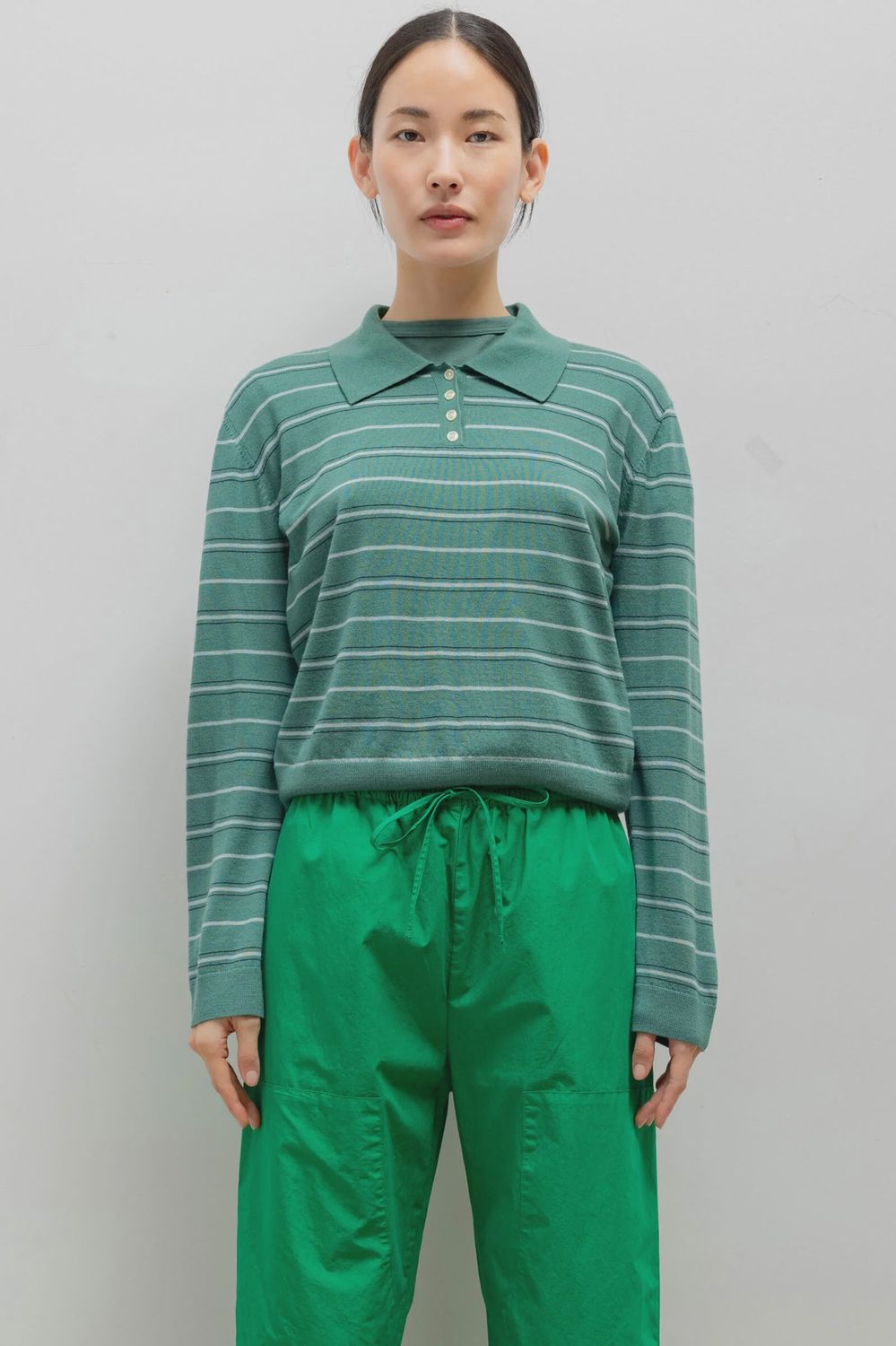 JAMES STRIPE POLO