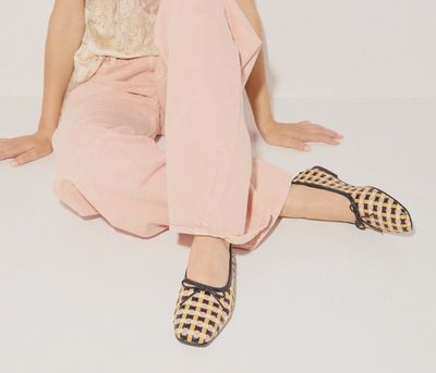 JADA SQUARE TOE BALLET FLAT