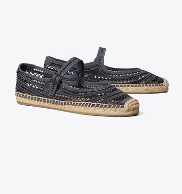 OPEN WEAVE MARY JANE ESPADRILLE