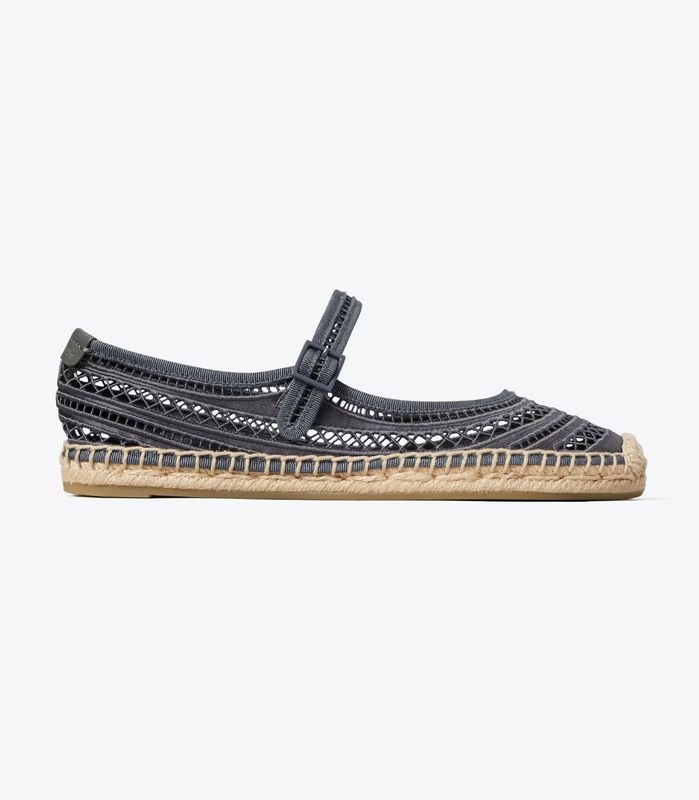 OPEN WEAVE MARY JANE ESPADRILLE