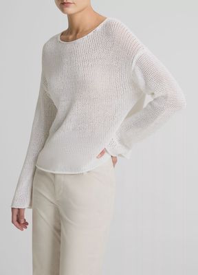 COATED COTTON PULLOVER