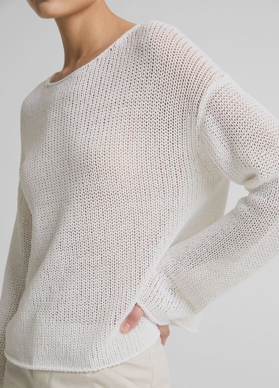 COATED COTTON PULLOVER