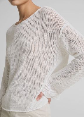 COATED COTTON PULLOVER