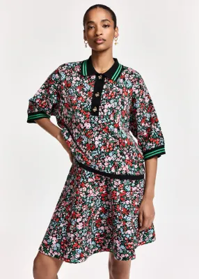 KONNIE KNITTED JACQUARD SKIRT
