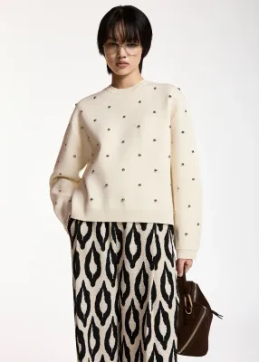 KLOU PULLOVER WITH STUDS
