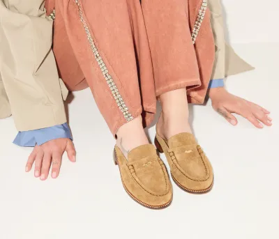 TEMI SUEDE LOAFER MULE