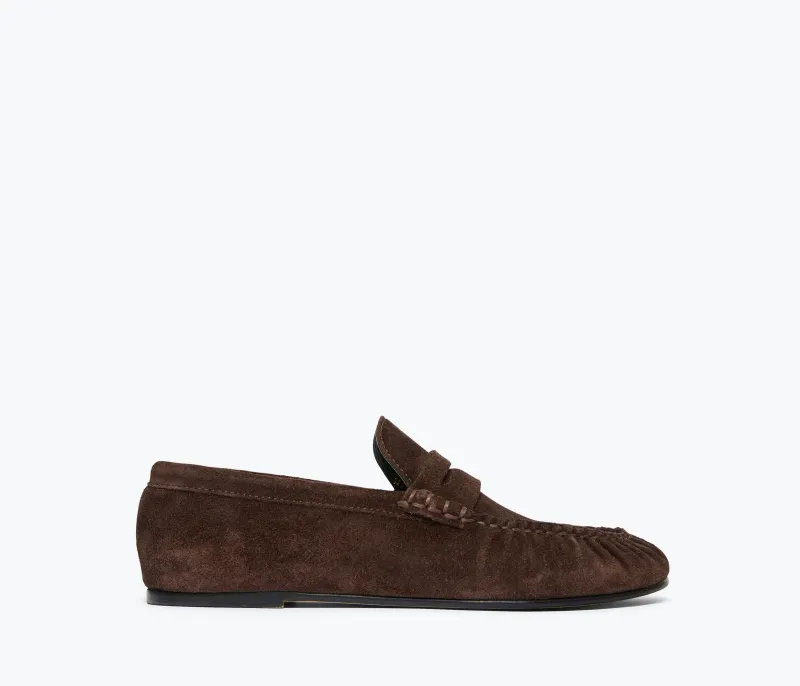 SYDNEY RUCHED PENNY LOAFER