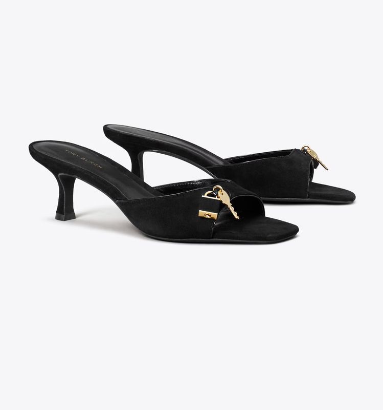 LOCK KITTEN HEEL SANDAL 55MM