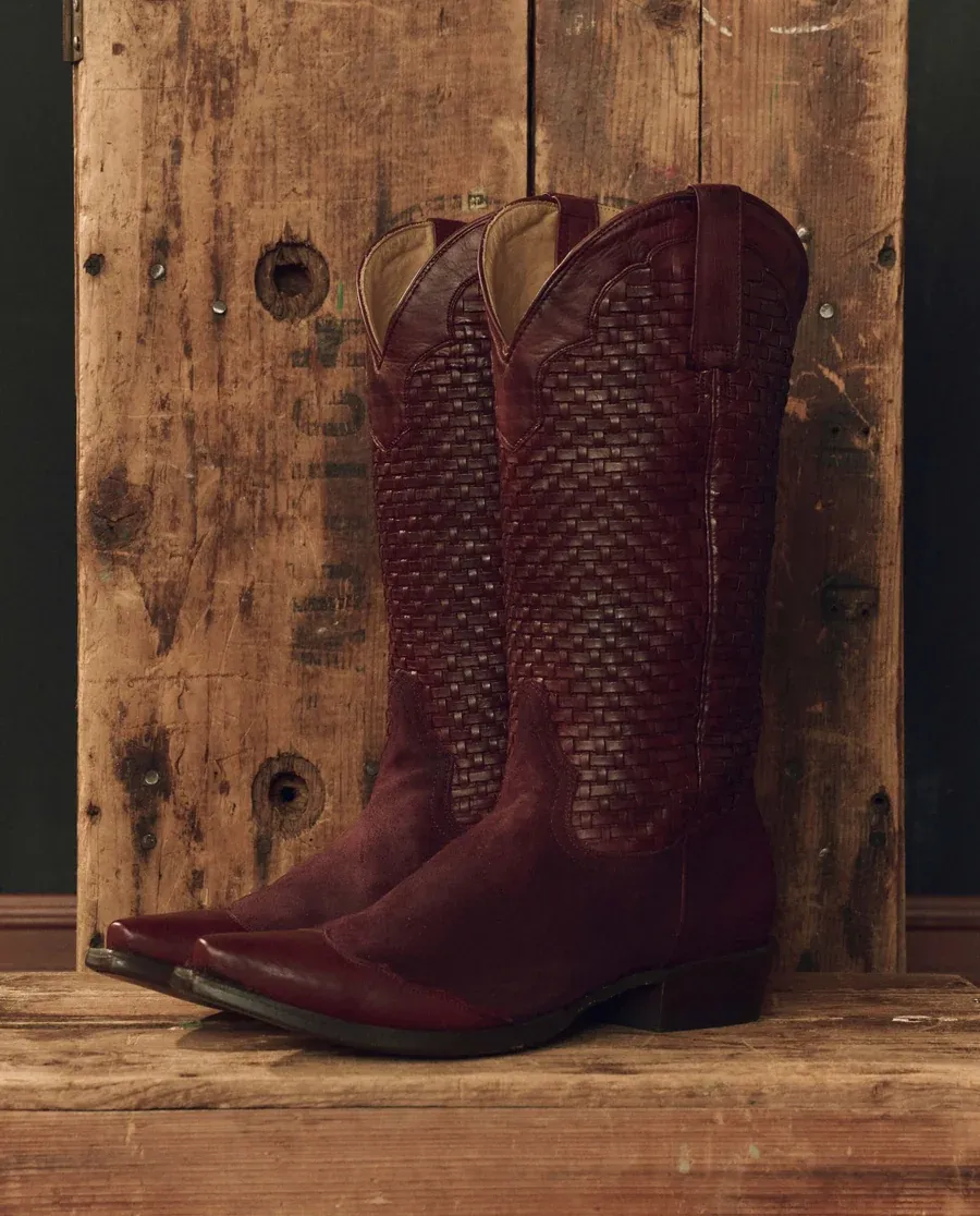 STETSON X THE GREAT- THE BASKET WEAVE COWBOY BOOT