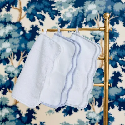 SCALLOP WASHCLOTHS (PAIR)