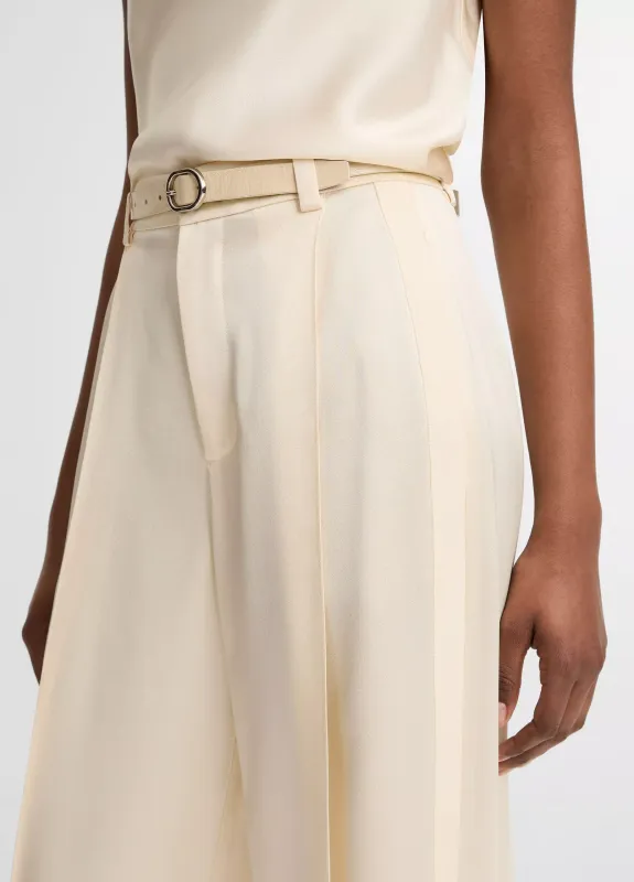 SATIN HIGH-WAIST TROUSER