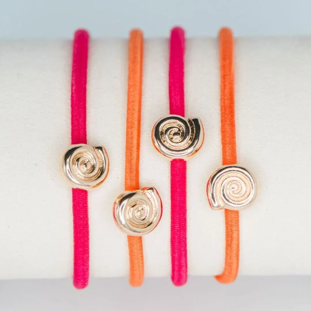 CONCH SHELL HAIR TIE SET