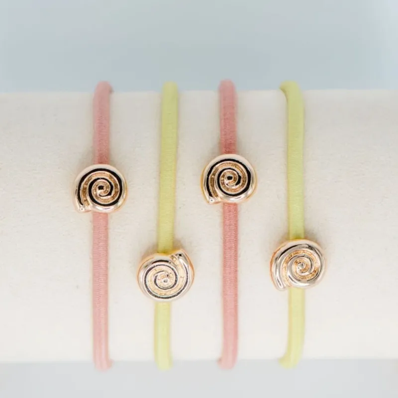 CONCH SHELL HAIR TIE SET