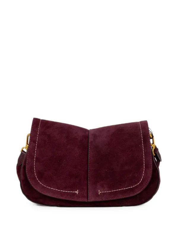 HELENA ROUND SUEDE BAG